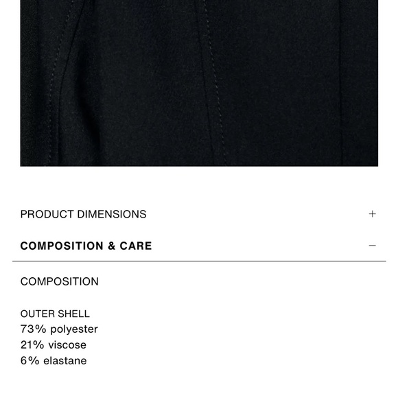 Zara NWT black balloon puff sleeve mini dress - Picture 14 of 14